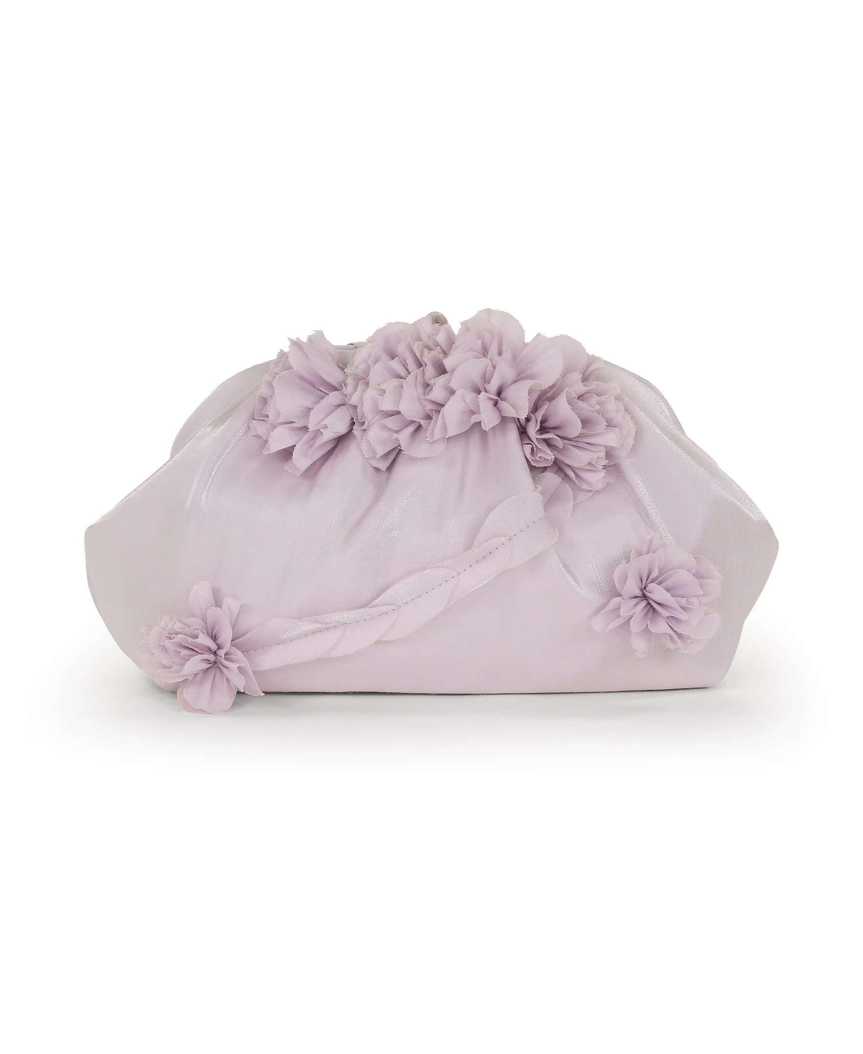 Lottie Floral Applique Pouch Clutch - Image 22