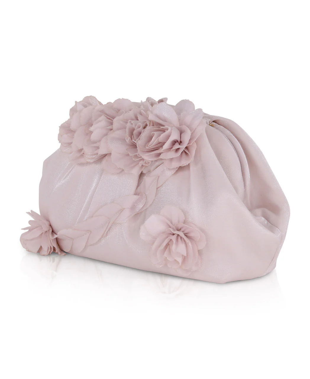 Lottie Floral Applique Pouch Clutch - Image 3