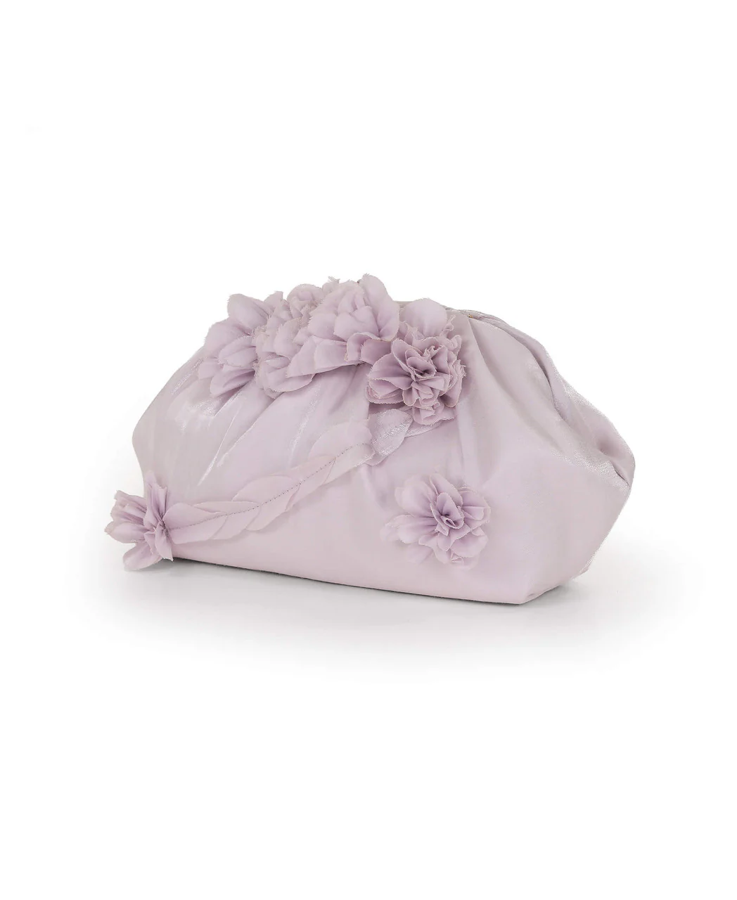 Lottie Floral Applique Pouch Clutch - Image 4