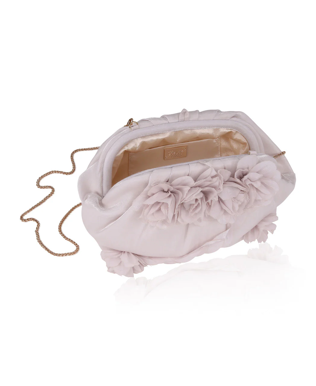 Lottie Floral Applique Pouch Clutch - Image 7