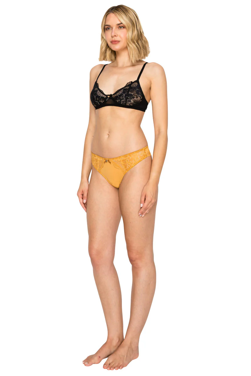 Luxe Floral Lace Thong - Image 24