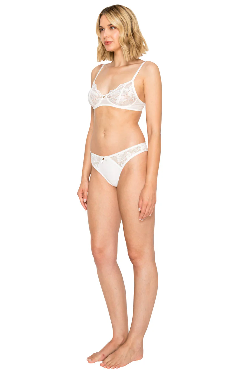 Luxe Floral Lace Thong - Image 4