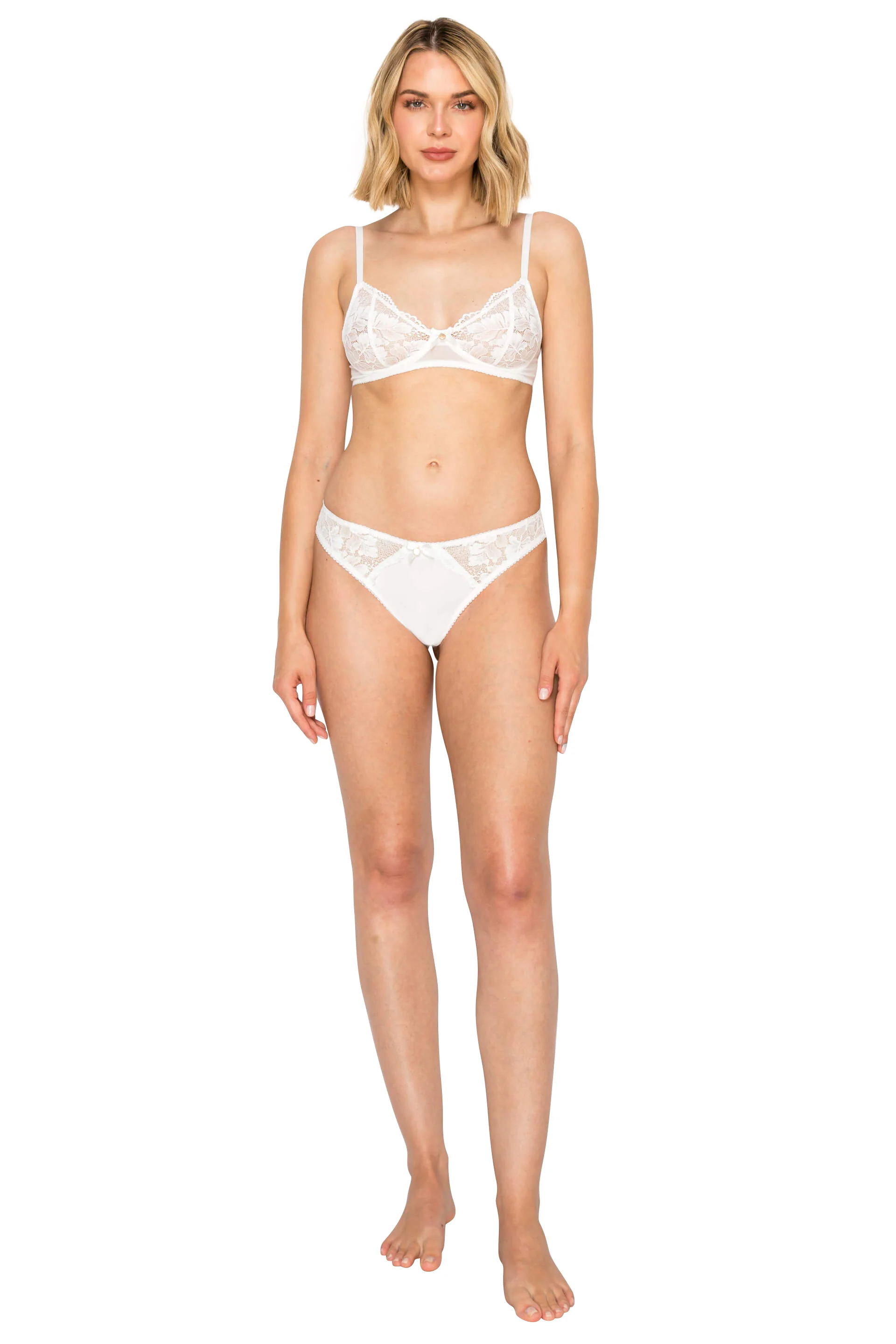 Luxe Floral Lace Thong - Image 64