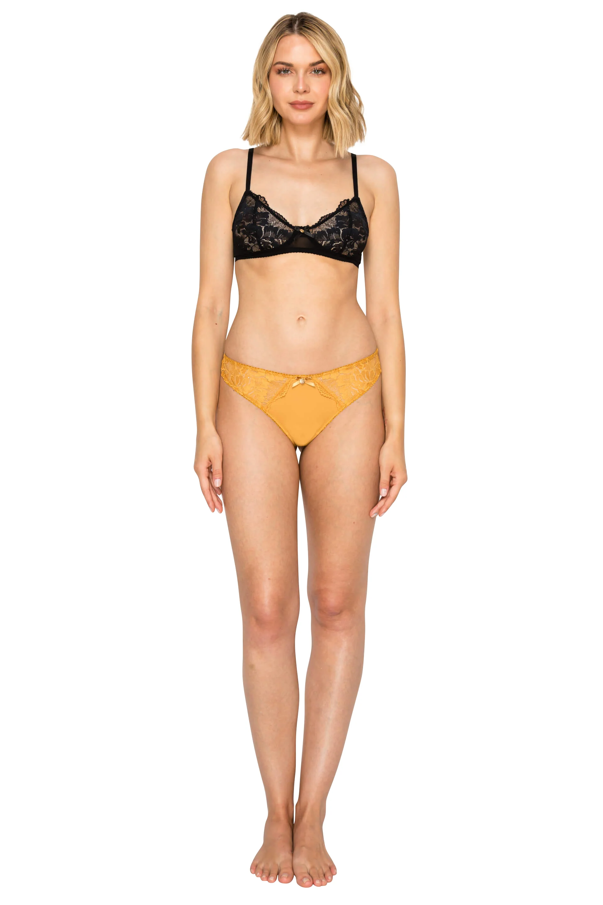 Luxe Floral Lace Thong - Image 76