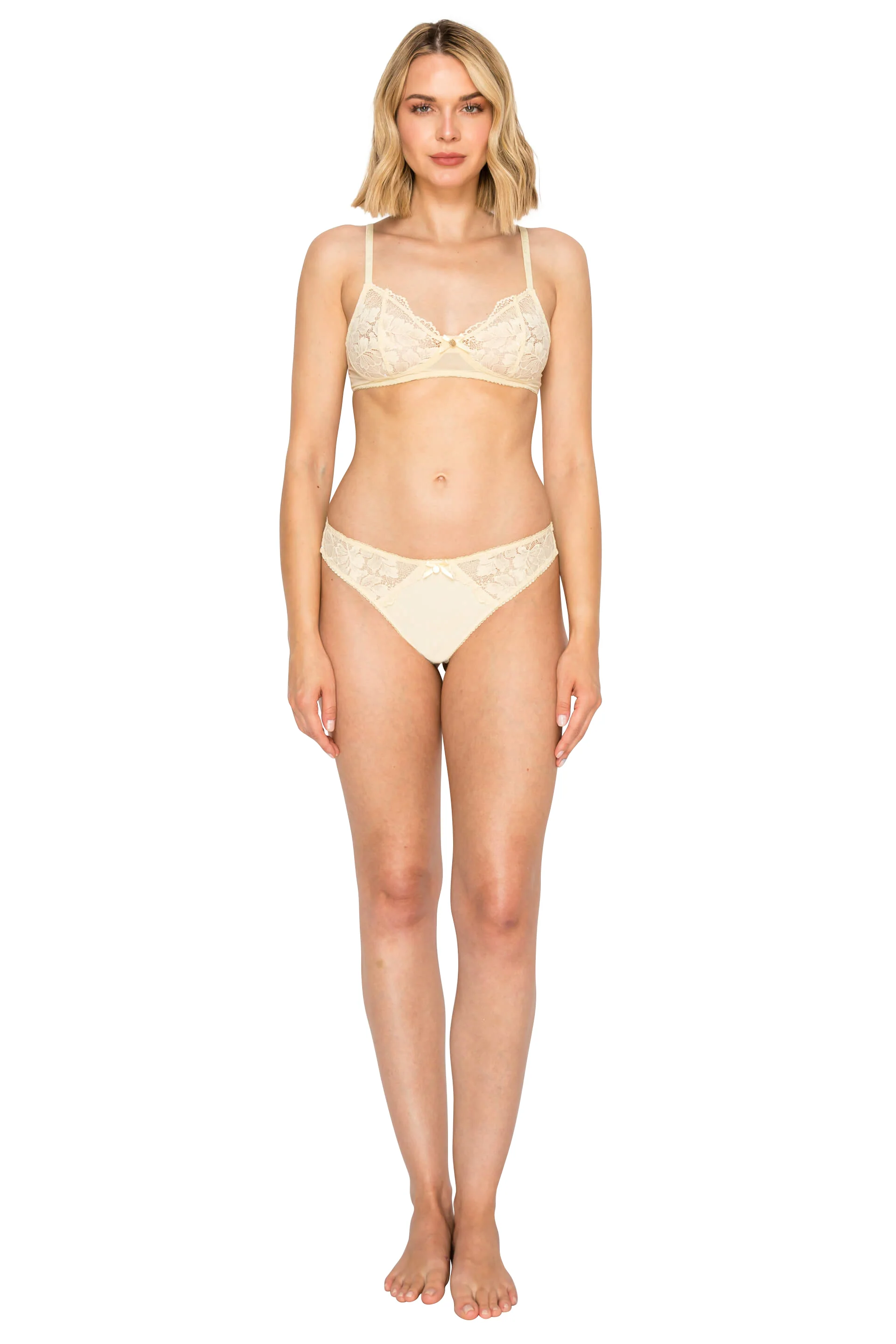 Luxe Floral Lace Thong - Image 80