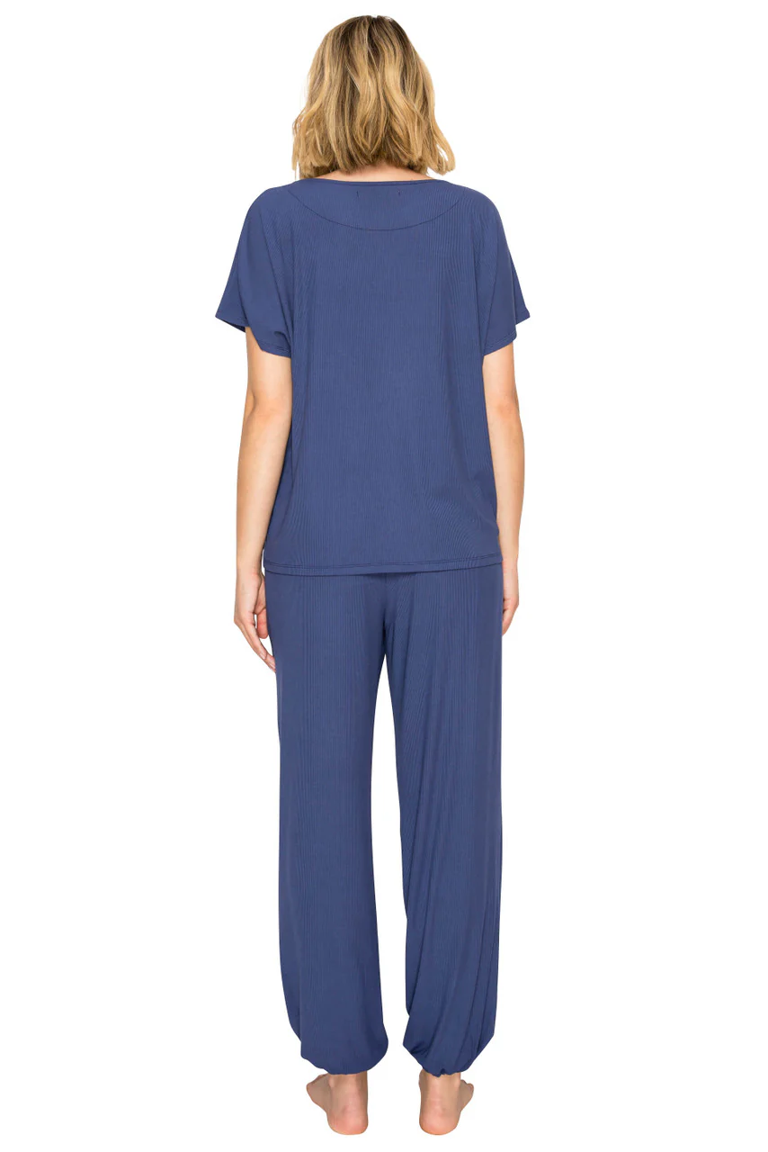Luxe Rib Modal Blend Dolman Sleeve Jogger Set - Image 7