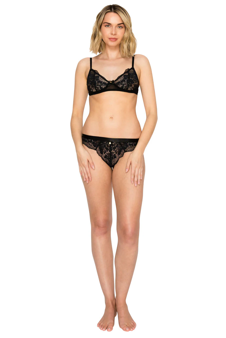 Luxe Sparkle Lace Thong - Image 9