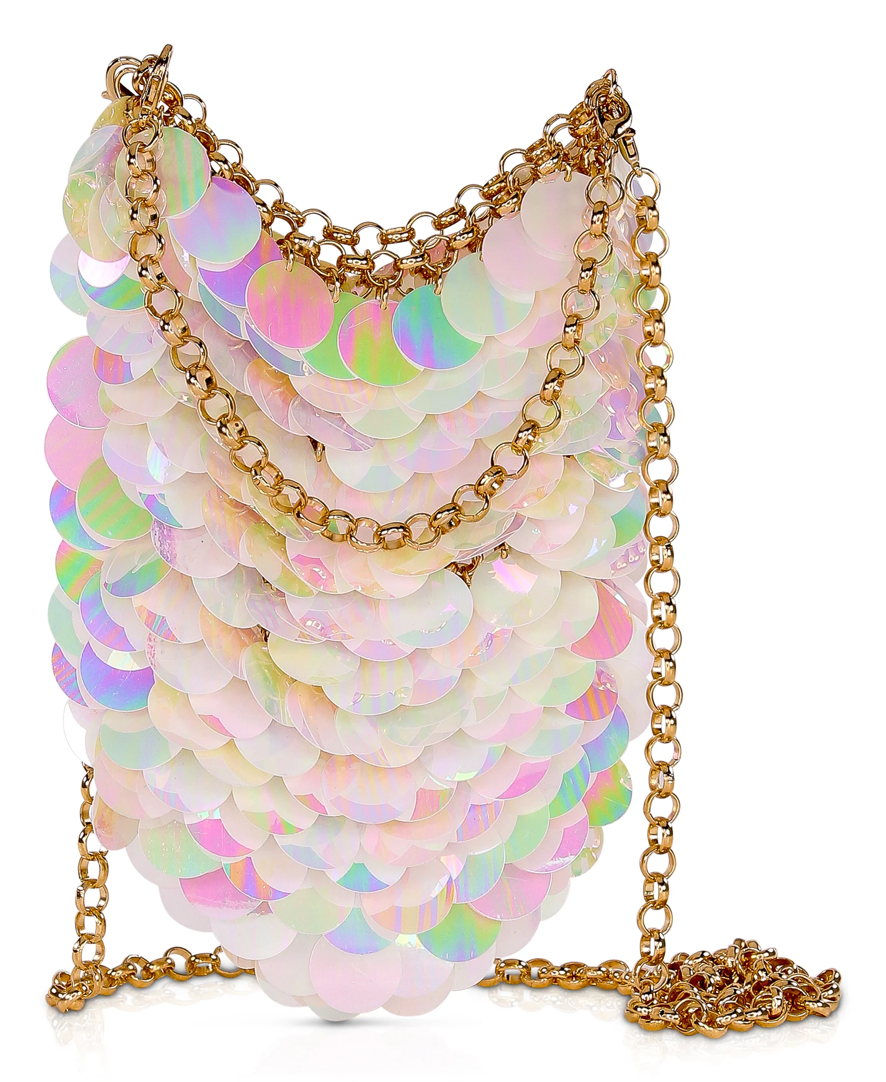 Nori AB Sequin Mini Pouch Crossbody - Image 5