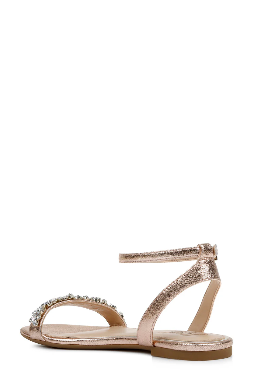 Ohara Minimalist Crystal Adorned Flats - Image 10
