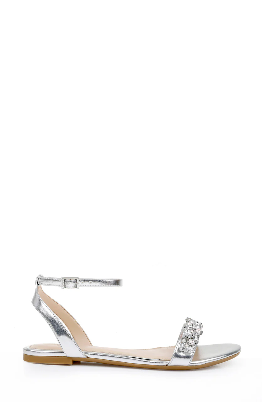 Ohara Minimalist Crystal Adorned Flats - Image 16