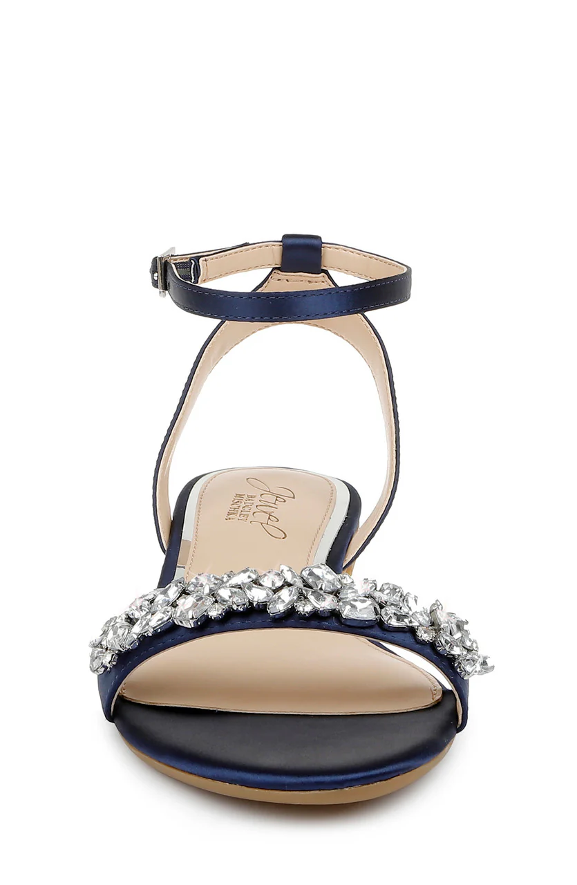 Ohara Minimalist Crystal Adorned Flats - Image 4