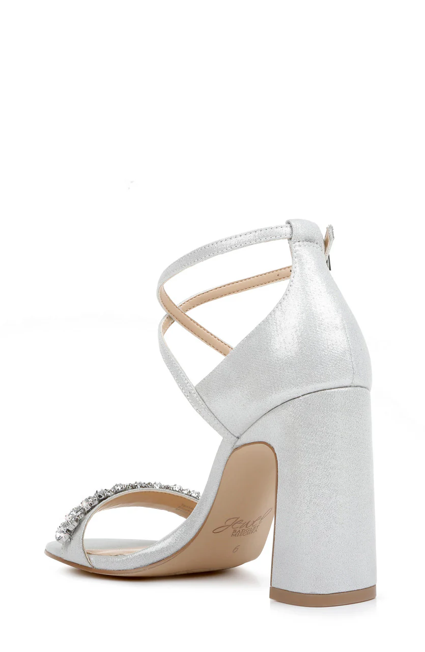 Penny Crystal Embellished Block Heel - Image 10