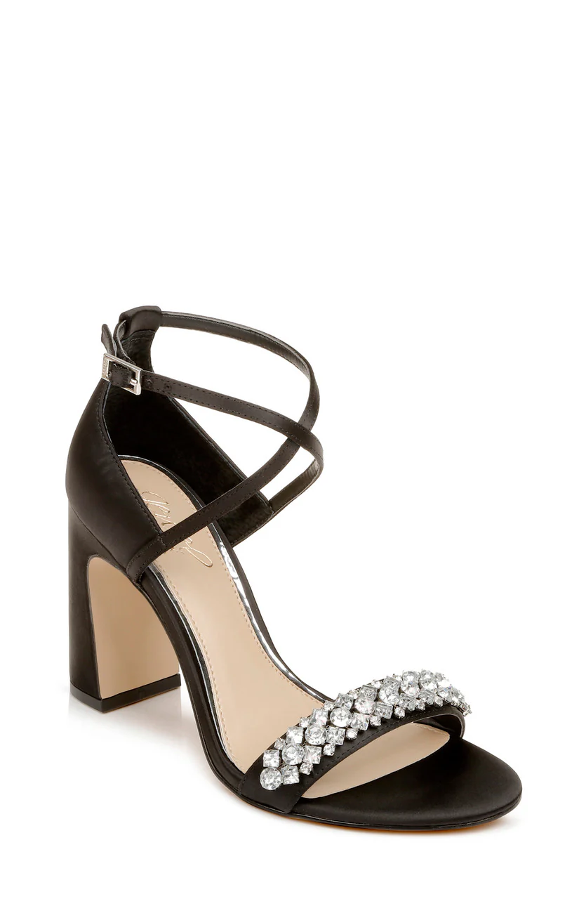 Penny Crystal Embellished Block Heel - Image 15