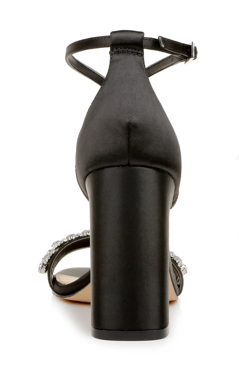 Penny Crystal Embellished Block Heel - Image 19