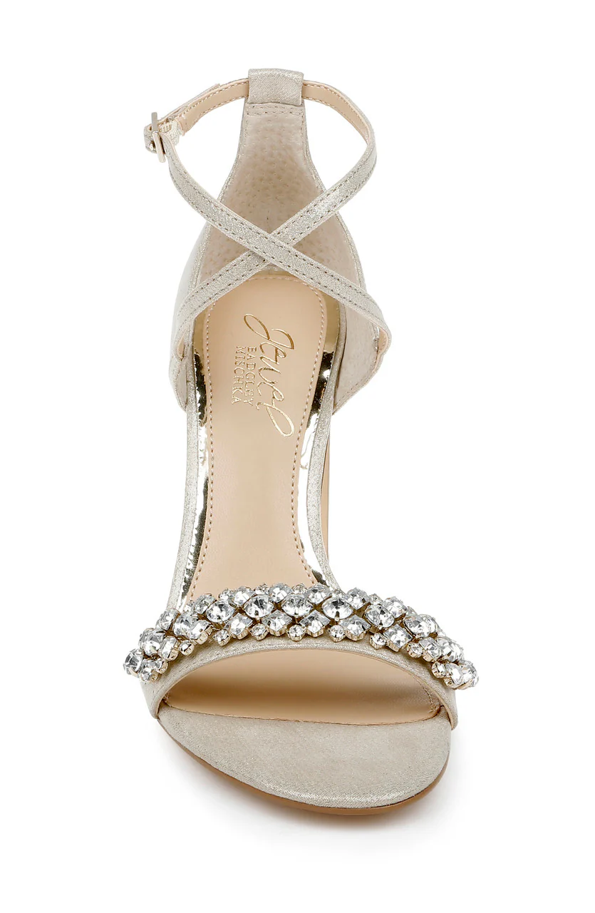 Penny Crystal Embellished Block Heel - Image 4