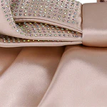 Posey Satin Bow Pouch Clutch - Image 6