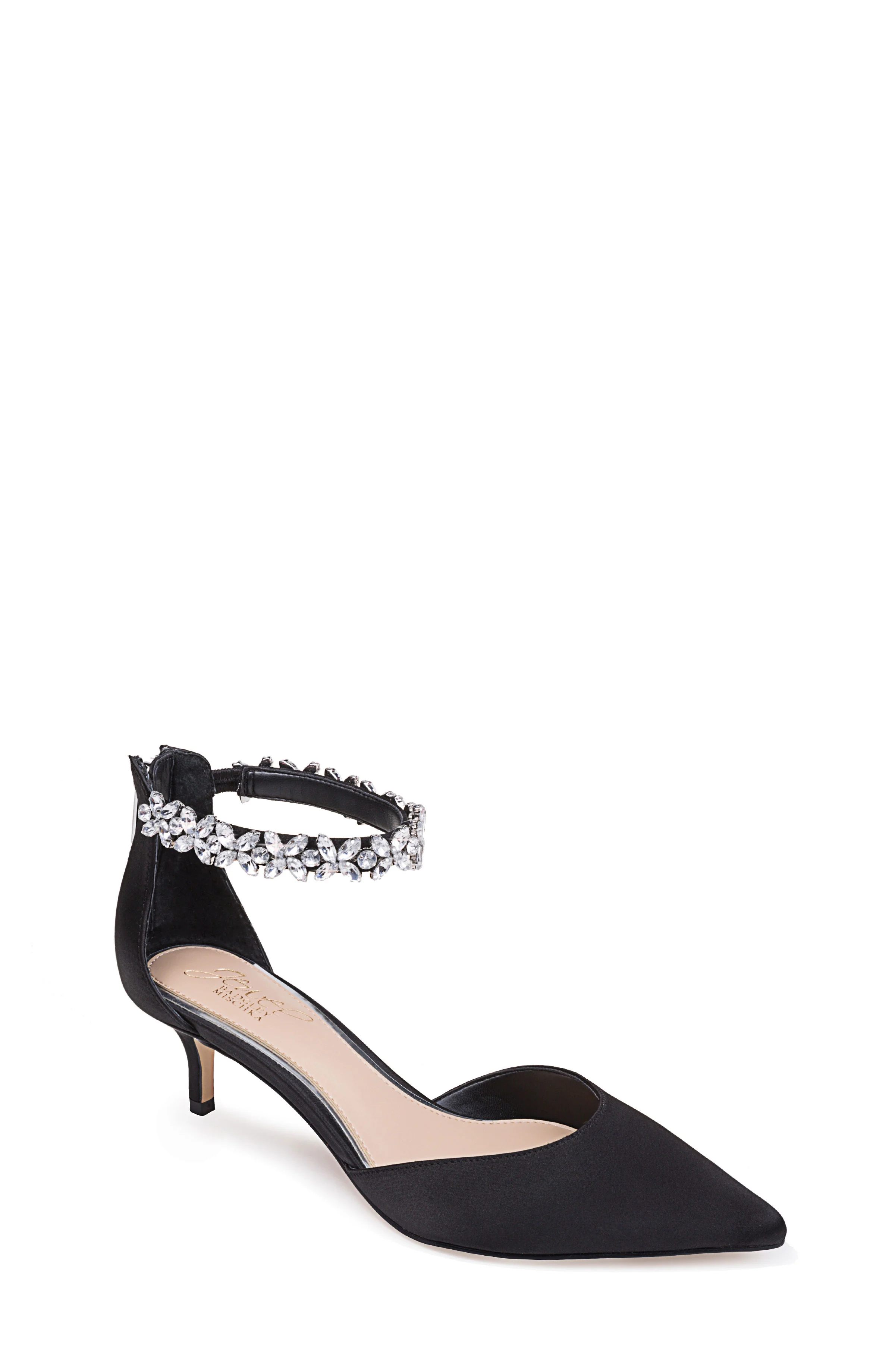 Robles Crystal Embellished Kitten Heel - Image 52