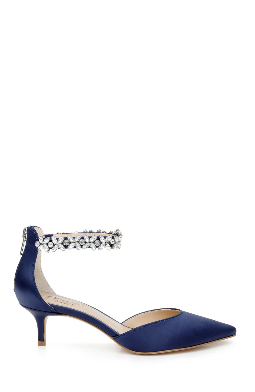 Robles Crystal Embellished Kitten Heel - Image 9
