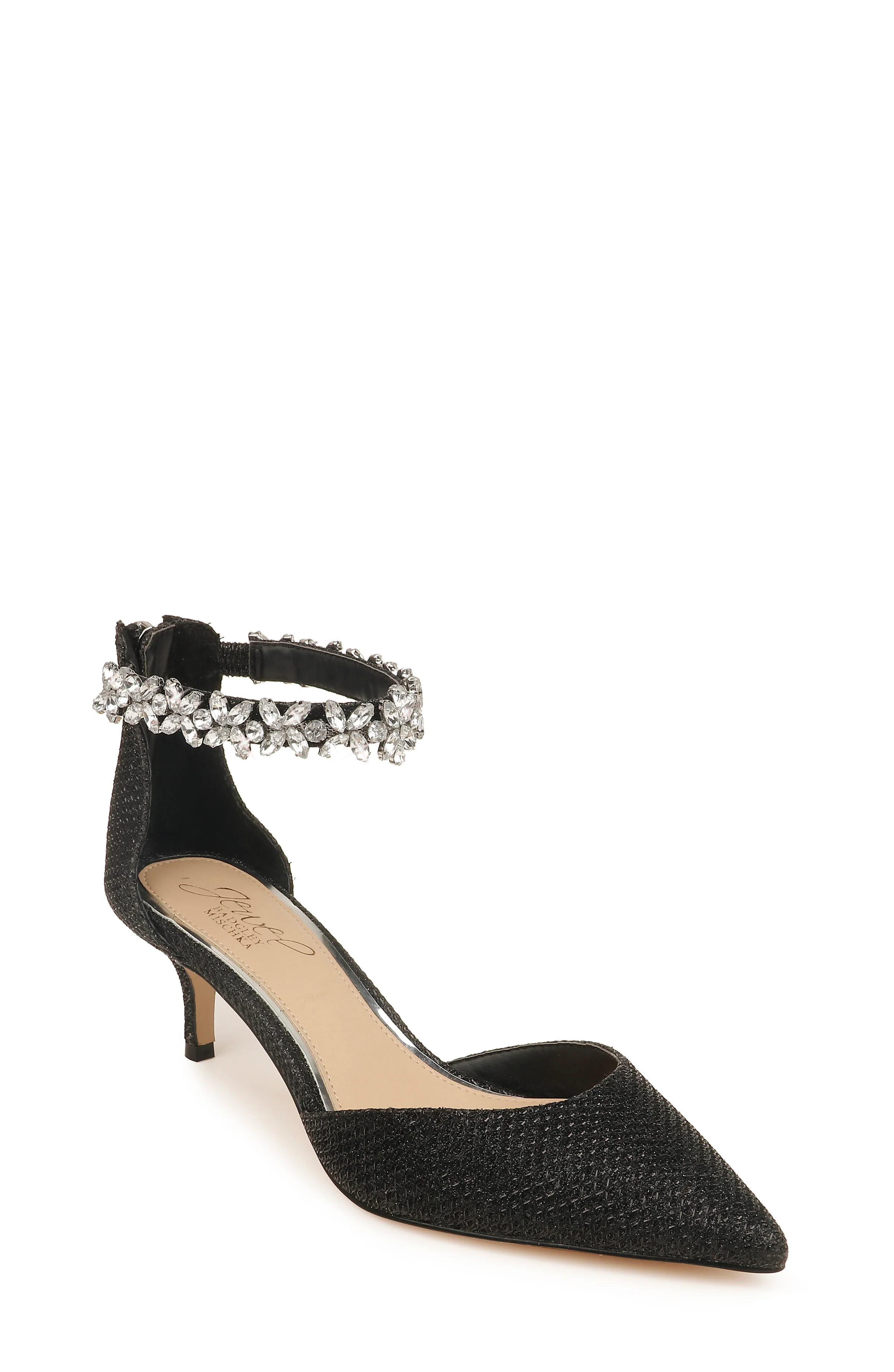 Robles Crystal Embellished Kitten Heel - Image 91