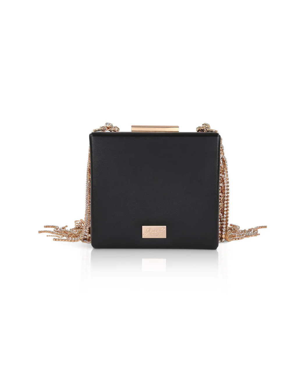 Ryker Crystal Fringe Box Clutch - Image 3