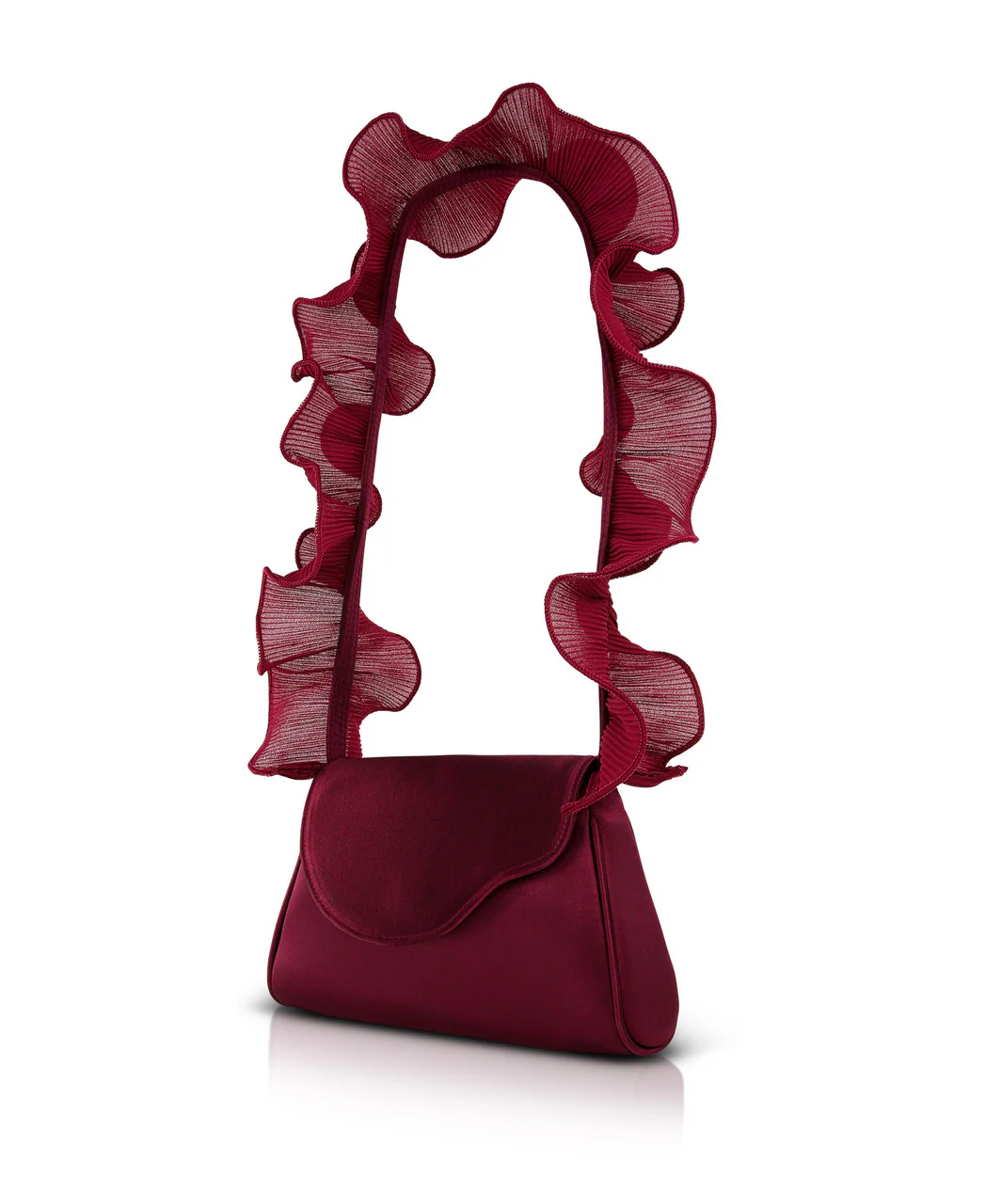 Sophia Ruffle Strap Shoulder Bag - Image 8