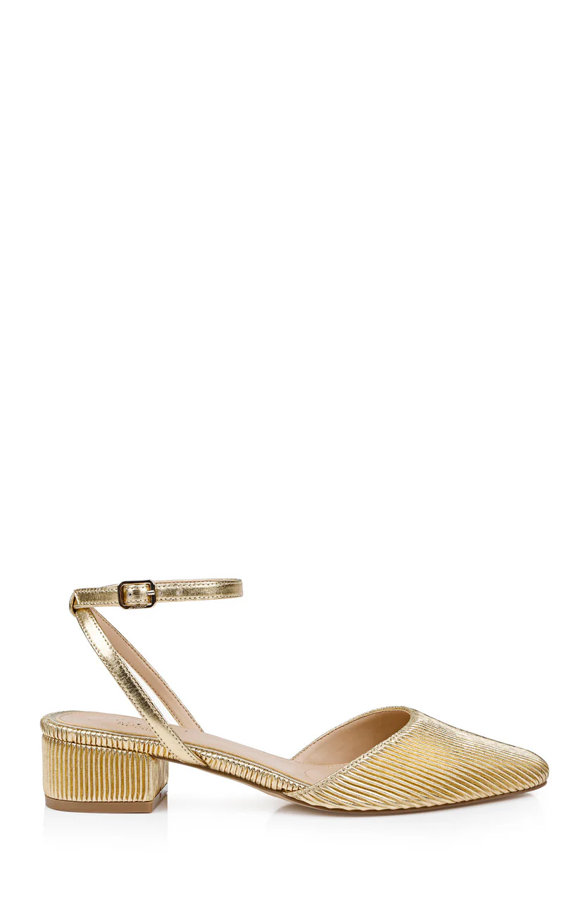 Stacy Low Block d'Orsay Pumps - Image 9