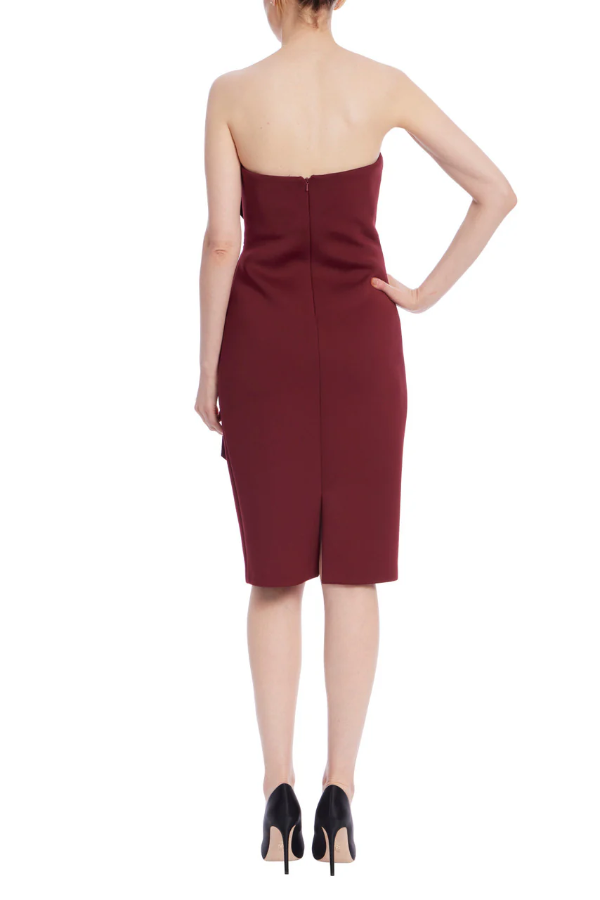 Strapless Bow Sheath Dress - Image 4