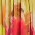 Strapless Floral Print Chiffon Gown with Scarf - Image 13