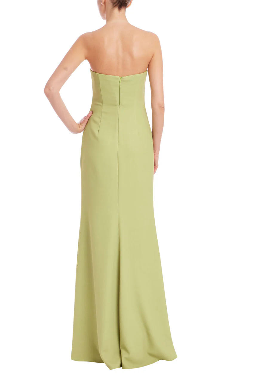 Strapless Floral Print Column Gown - Image 3