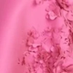 Strapless Floral Trim A-Line Midi Dress - Image 25