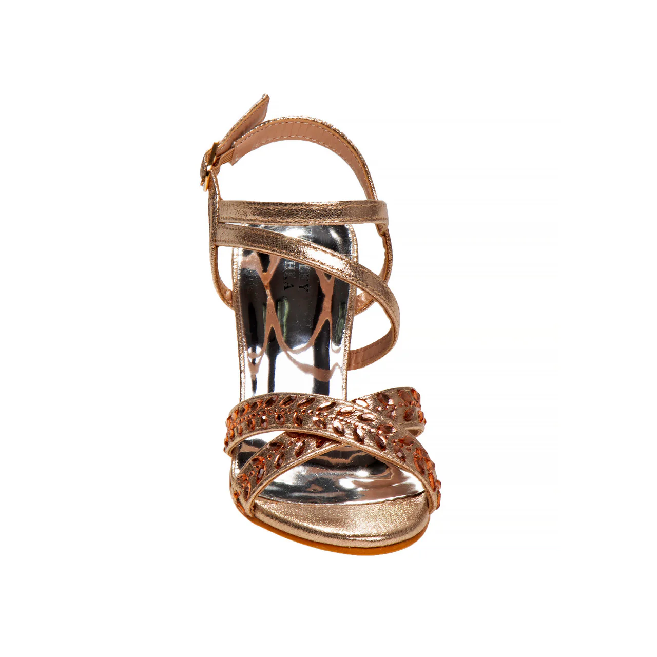 Strappy Open Toe Metallic Girls Shoe - Image 8