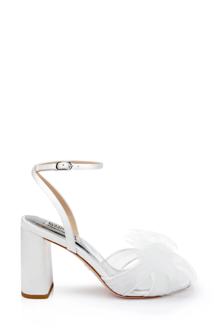 Tess Block Heel With Poof - Image 4