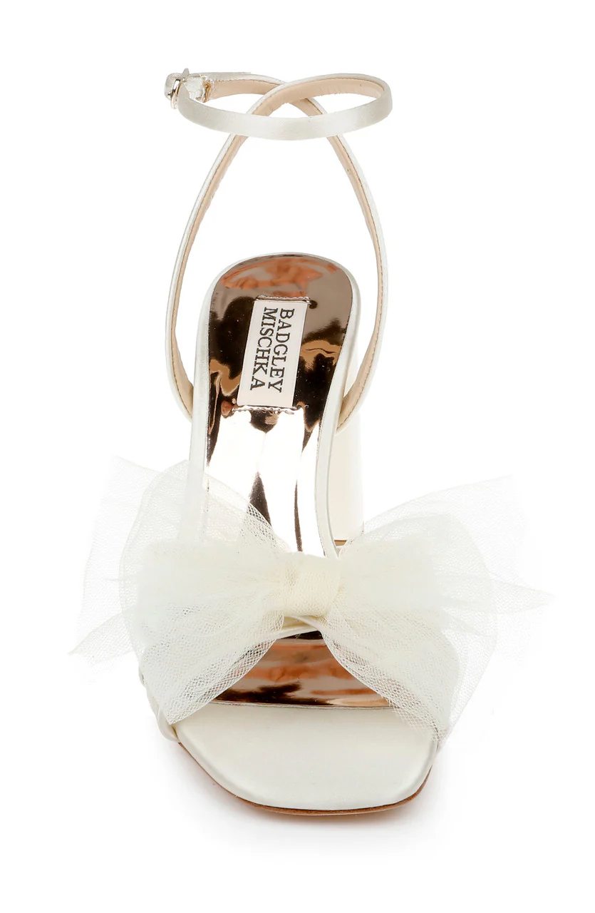 Tess Block Heel With Poof - Image 7