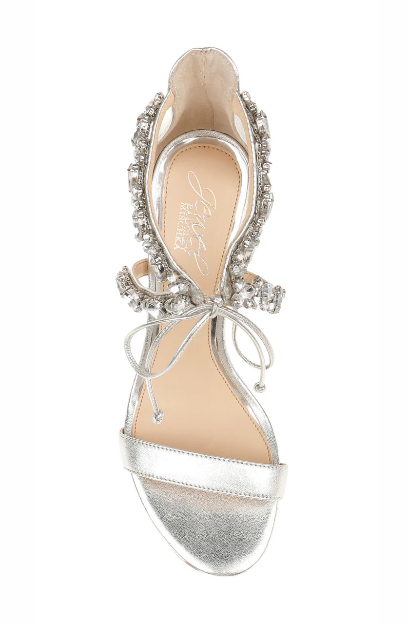 Thamar Crystal Strappy Block Heel - Image 18