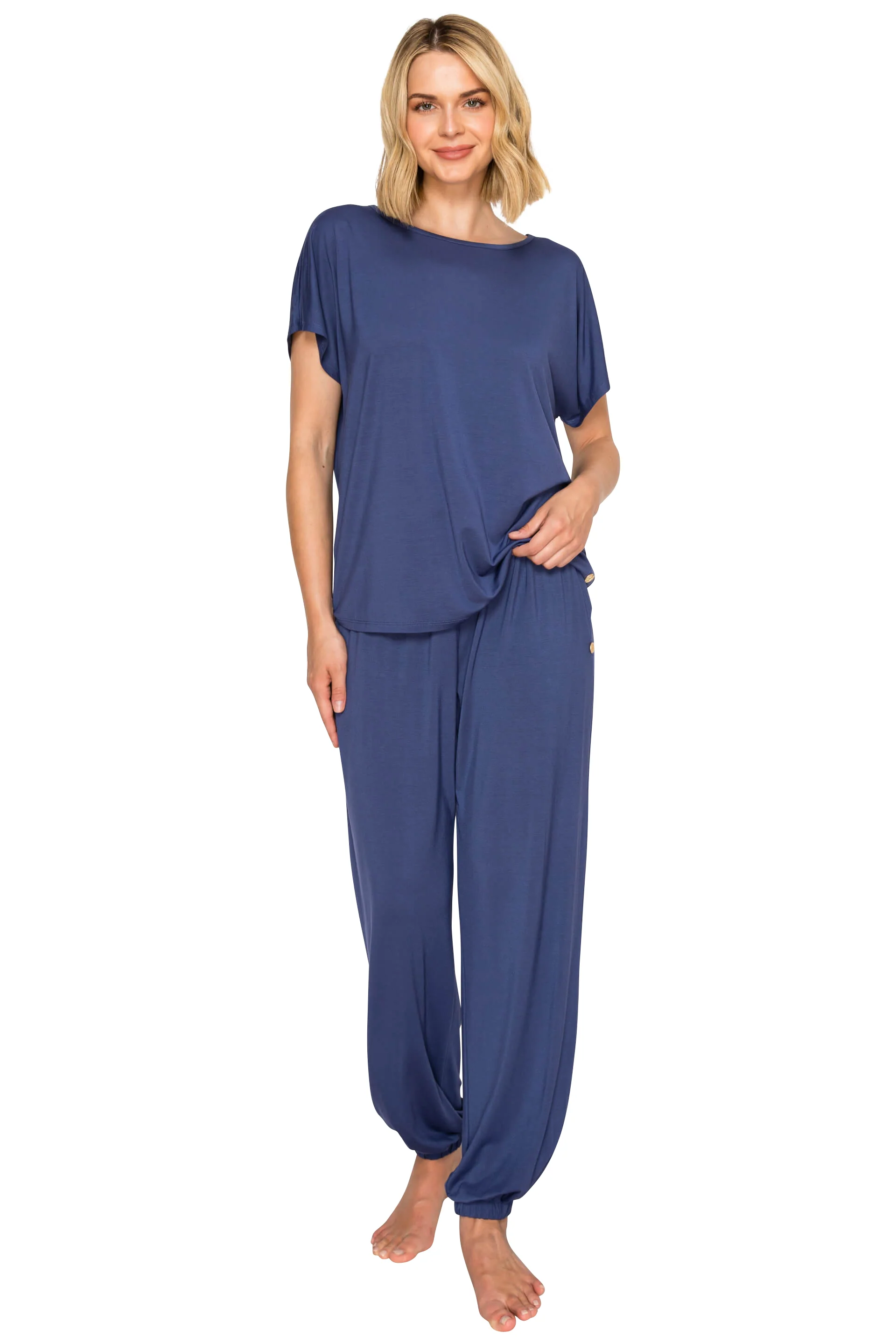 Yummy Modal Blend Dolman Sleeve Jogger Set - Image 13