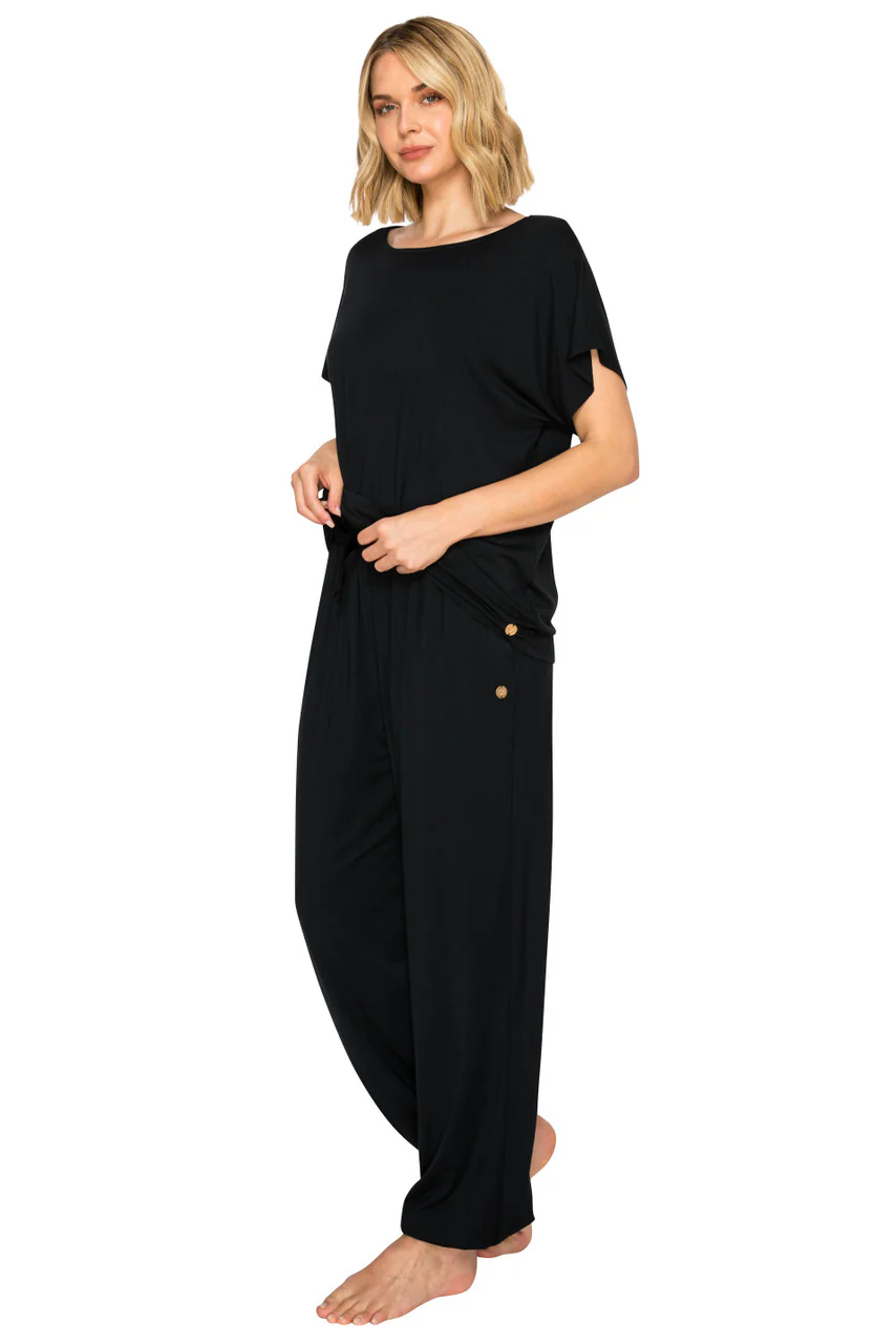 Yummy Modal Blend Dolman Sleeve Jogger Set - Image 4