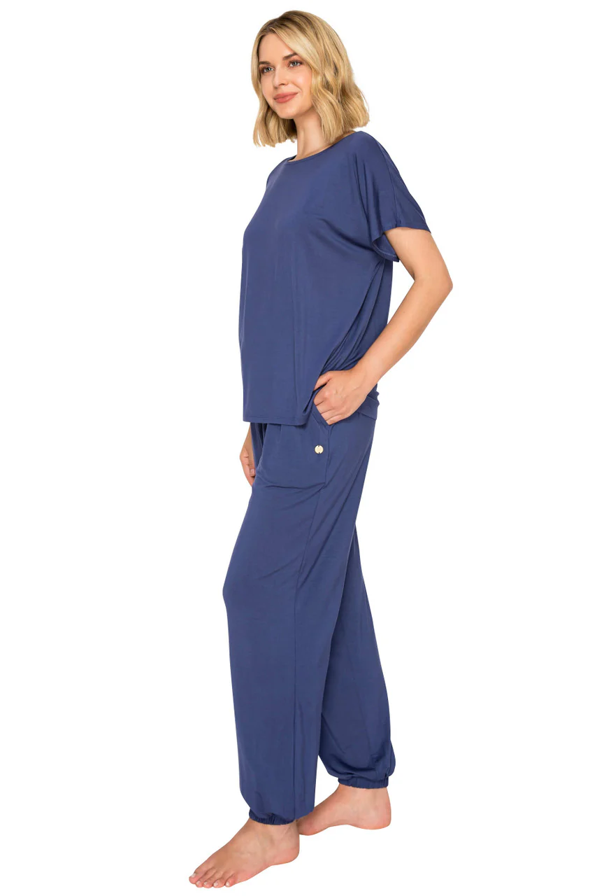 Yummy Modal Blend Dolman Sleeve Jogger Set - Image 8