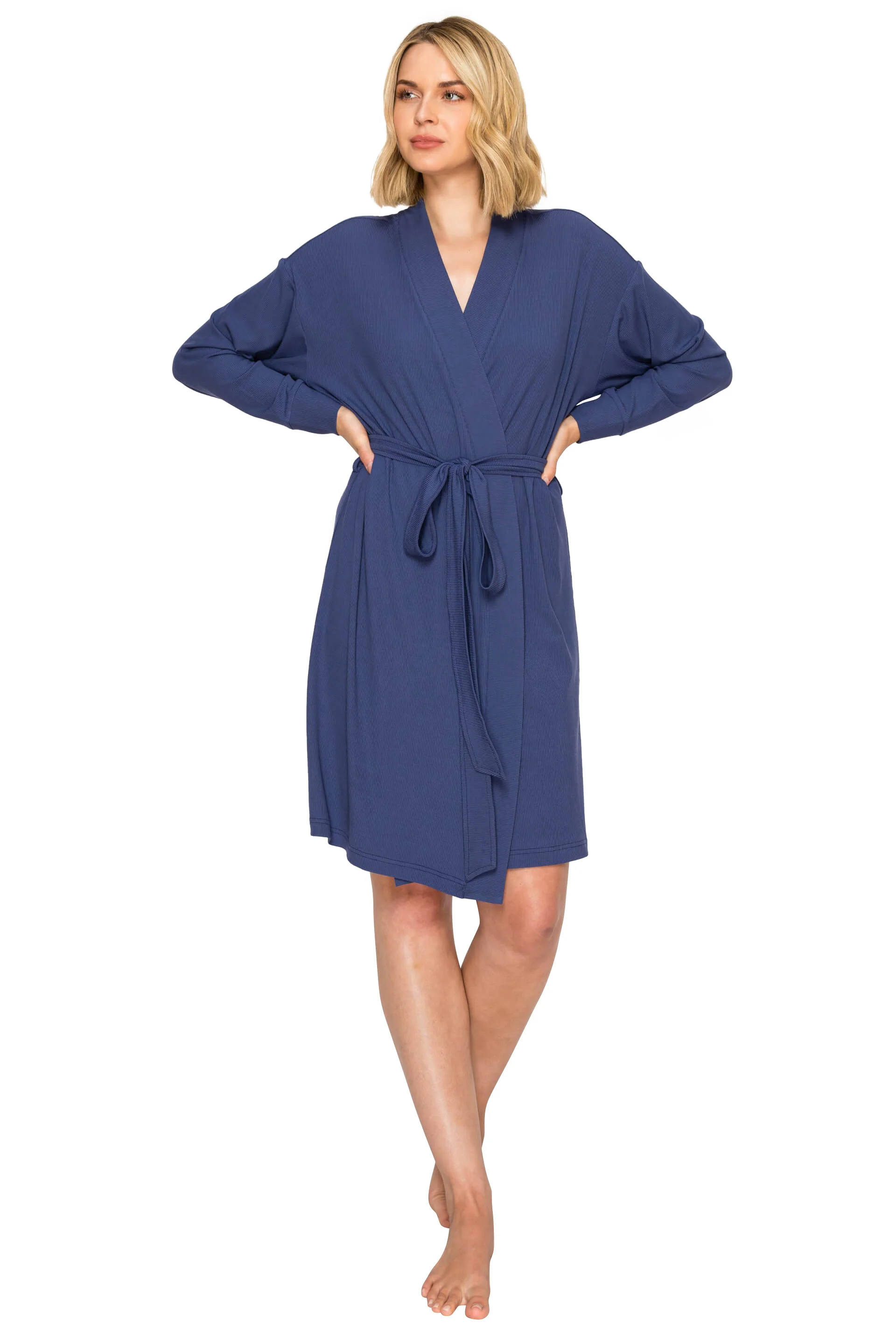 Yummy Modal Rib Cozy Robe - Image 16