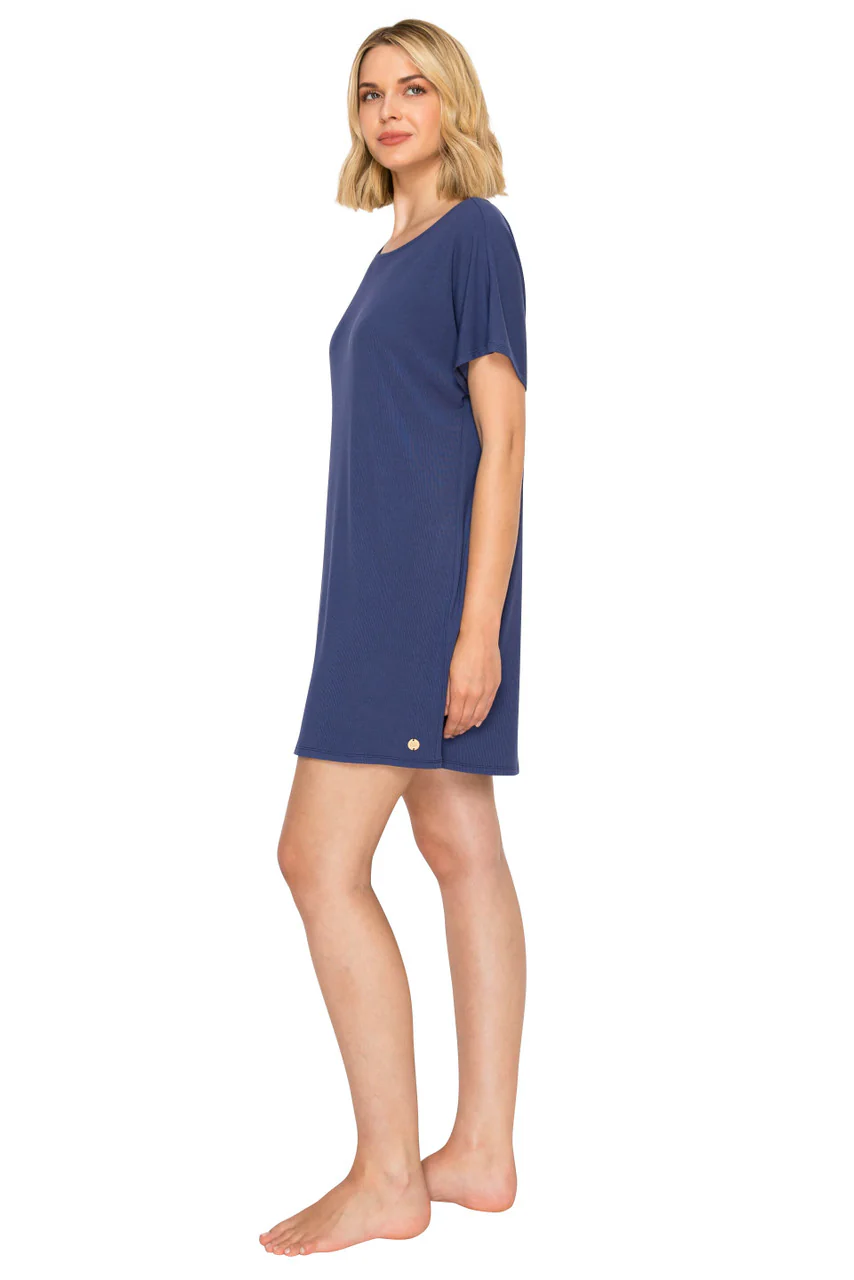 Yummy Modal Rib Dolman Sleep Dress - Image 6