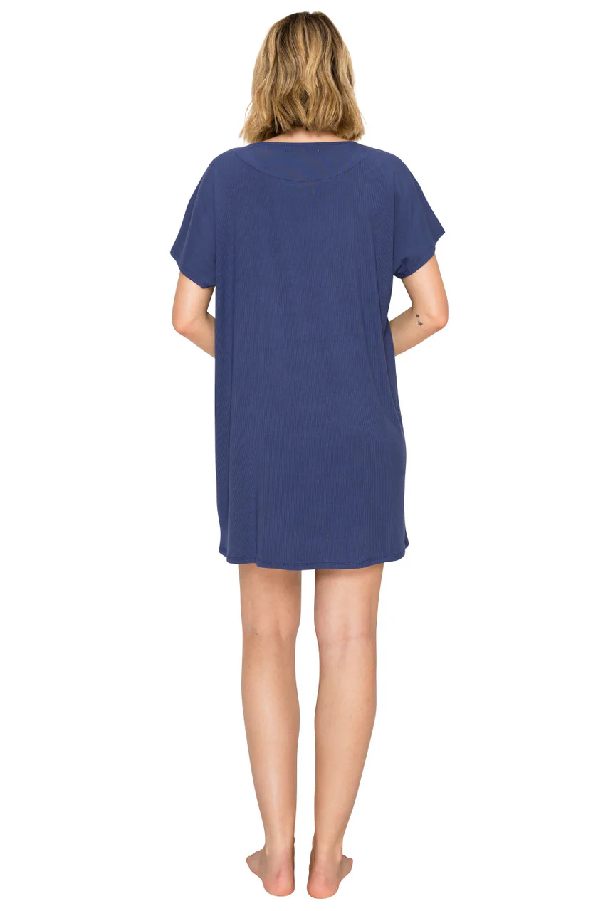 Yummy Modal Rib Dolman Sleep Dress - Image 7